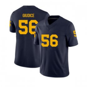 Men #56 Dominick Giudice Navy Michigan Wolverines Embroidered High School Football Jersey 24732-414